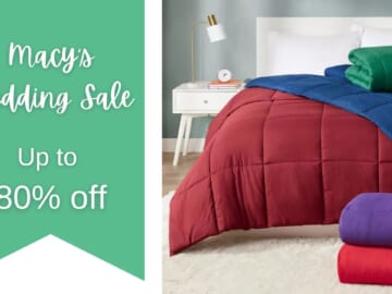 Macy’s Bedding Sale | Up To 80% Off