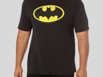 DC Comics Men’s Batman Basic Logo T-Shirt $8.98 (Reg. $18)