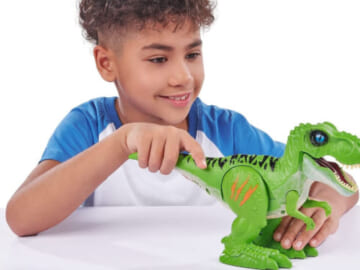 Robo Alive Attacking T-Rex Battery-Powered Robotic Toy $4.06 (Reg. $15) – FAB Ratings! Comes with Surprise Dino Slime!