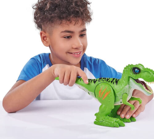 Robo Alive Attacking T-Rex Battery-Powered Robotic Toy $4.06 (Reg. $15) – FAB Ratings! Comes with Surprise Dino Slime!