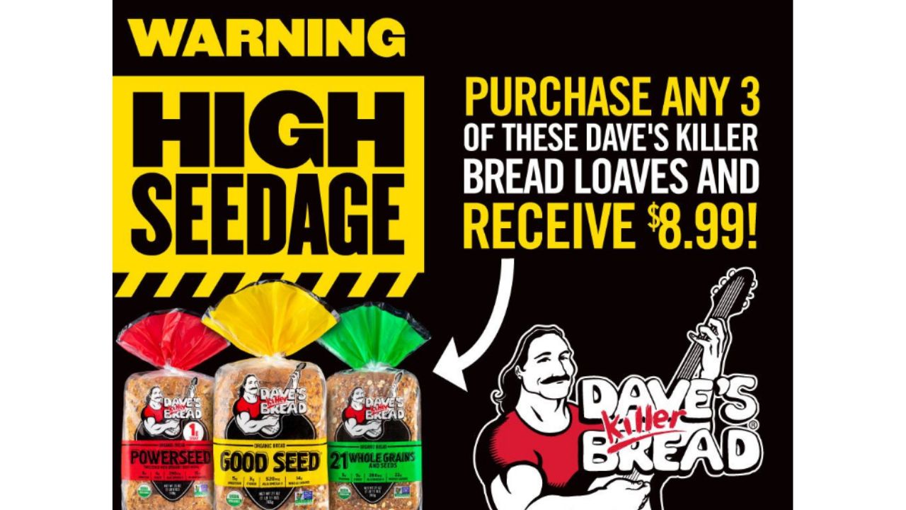 Dave’s Killer Bread $8.99 Rebate Offer