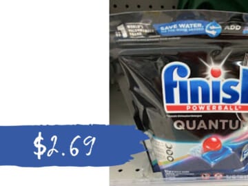 Finish Quantum Detergent 22ct. for $2.69 (reg. $7.19) at Target