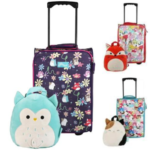 Squishmallows 2-Piece Luggage & Plush Backpack Set $27 (Reg. $38) – 3 Cute Options!