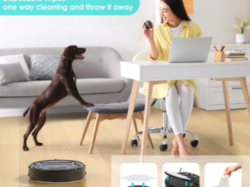 Today Only! 2 in 1 Robot Vacuum Mop Combo $91.99 Shipped Free (Reg. $199.99) – Compatible with Alexa