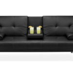 Faux Leather Upholstered Convertible Sofa Bed Futon only $214.99 shipped (Reg. $350!)