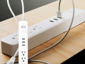 WYZE 3-Outlet Surge Protector w/ 3 USB Ports $8.88 (Reg. $16.12)