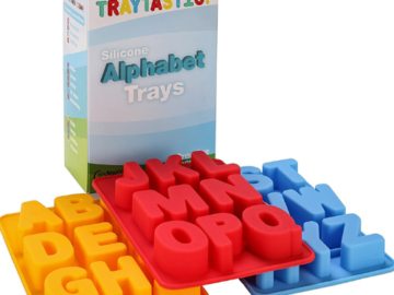 Today Only! Silicone Large 1.5″ Tall Alphabet Mold Tray $10.39 (Reg. $12.99) – FAB Ratings!