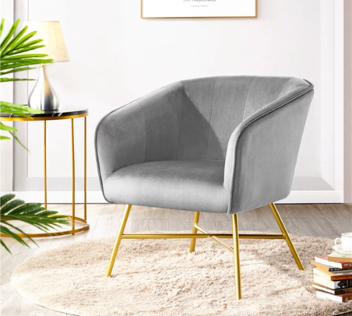 Delight your guests with this comfortable Ember Interiors Velvet Club Accent Chair for just $92 Shipped Free (Reg. $112.98) – 3 Colors!
