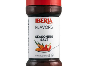 FOUR 12-oz Iberia Seasoning Salt as low as $1.70 EACH (Reg. $6.71) + Free Shipping + Buy 4, save 5%
