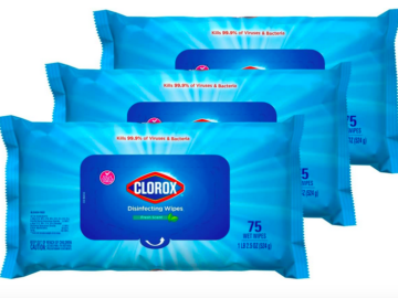 Clorox Disinfecting Wipes (Pack of 3) only $8.47 shipped!
