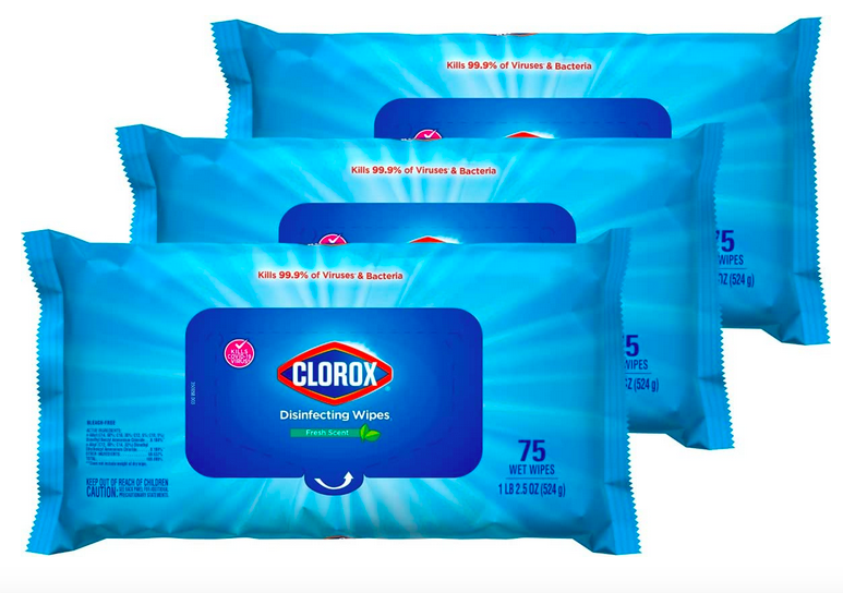 Clorox Disinfecting Wipes (Pack of 3) only $8.47 shipped!