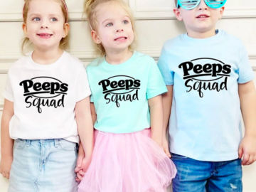 Family Peeps Squad Tops only $16.98 shipped!