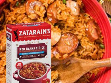 12-Pack Zatarain’s Reduced Sodium Red Beans & Rice, 8 oz as low as $18.75 After Coupon (Reg. $28.84) + Free Shipping – $1.56 each