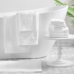 10-Piece Hotel Style Egyptian White Cotton Towels $15 (Reg. $28)