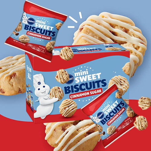 28-Count Pillsbury Soft Baked Mini Sweet Biscuits, Cinnamon Sugar as low as $2.99 After Coupon (Reg. $4.53) + Free Shipping – 11¢/Biscuit