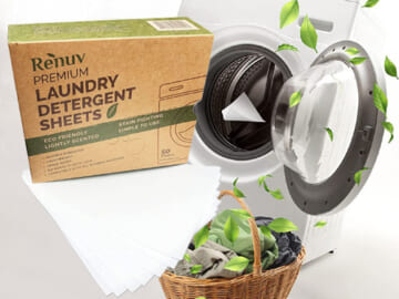 Up to 100 Loads Laundry Detergent Sheets as low as $7.79 After Code (Reg. $12) – $0.16/Sheet + Free Shipping, Eco Friendly