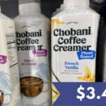 $3.49 Chobani Coffee Creamer at Kroger