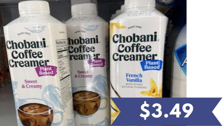 $3.49 Chobani Coffee Creamer at Kroger