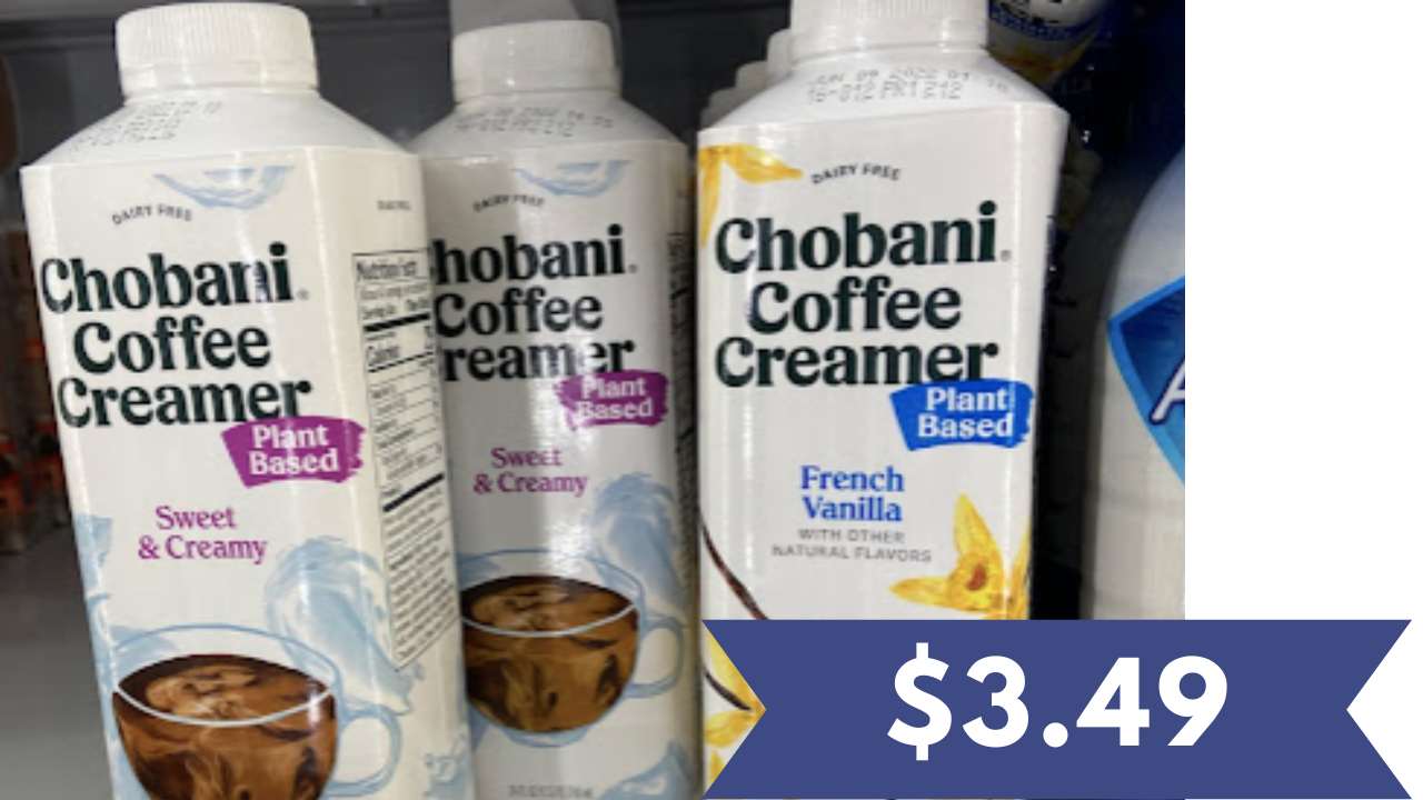 $3.49 Chobani Coffee Creamer at Kroger