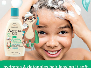 FOUR Aveeno 2-in-1 Kids Shampoo & Conditioner, 12oz as low as $5.11 Shipped Free (Reg. $8.09) – FAB RAtings! + Buy 4, Save 5%