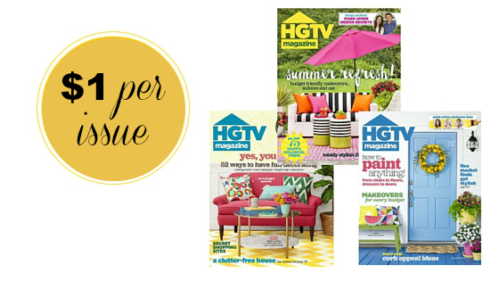 2 Years of HGTV Magazine for $20 (reg. $79)
