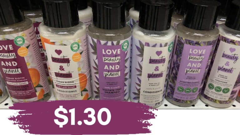 CVS Haircare Deal | $1.30 Love Beauty Planet (reg. $7.59)