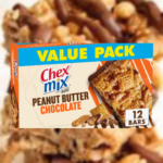 FOUR 12-Count Chex Mix Snack Bars, Peanut Butter Chocolate, 13.56 oz Box as low as $3.89 EACH Box After Coupon (Reg. $6.54) + Free Shipping – 32¢/Bar + Buy 4, Save 5%