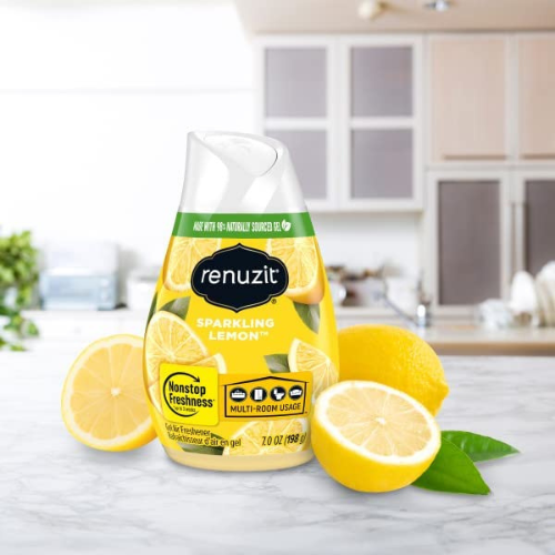 12-Count Renuzit Adjustable Solid Gel Air Freshener Cone, Sparkling Lemon as low as $10.84 After Coupon (Reg. $15.49) + Free Shipping – 90¢/7 oz Cone