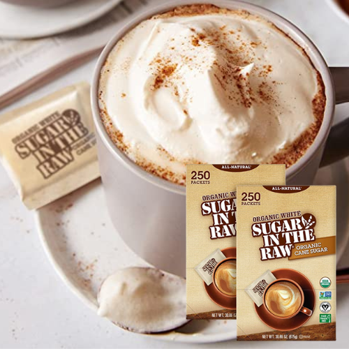 500-Count Sugar In The Raw Organic Granulated White Premium Cane Sugar Packets as low as $24 After Coupon (Reg. $32) + Free Shipping – 5¢/Packet