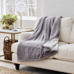 50”x60” Eddie Bauer Smart Heated Electric Reversible Sherpa Throw Blanket (Gray) $34.81 Shipped Free (Reg. $62.57) – with Wi-fi, Compatible with Alexa, Google, iOS, Android