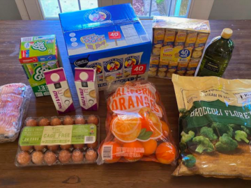 Gretchen’s $105 Grocery Shopping Trip and Weekly Menu Plan for 6 {Sam’s Club, Aldi & Grocery Outlet}