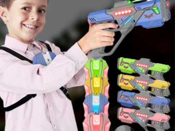 4-Set Laser Tag Guns and Vests $40 After Coupon (Reg. $100) + Free Shipping – $10/Set