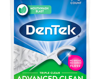 Free DenTek Triple Clean Advanced Clean Floss Picks at Walgreens!