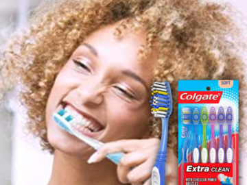 FOUR Sets of 6-Count Colgate Extra Clean Full Head Soft Toothbrushes as low as $3.27 After Coupon (Reg. $5.49) + Free Shipping – 55¢/Toothbrush + Buy 4, Save 5%