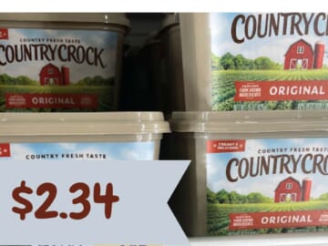 Get Country Crock Spread for $2.34