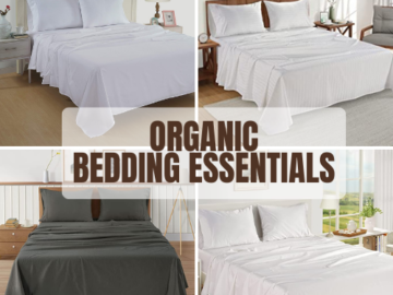 Today Only! Save up to 56% off on Organic Bedding Essentials from Lane Linen from $26.60 Shipped Free (Reg. $59.99) – FAB Ratings!