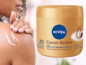 FOUR Jars of Nivea Cocoa Butter Body Cream, 16 Oz as low as $4.75 EACH Jar After Coupon (Reg. $12.28) + Free Shipping + Buy 4, Save 5%