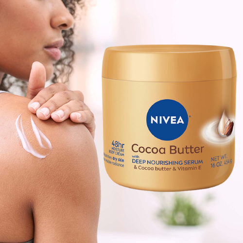 FOUR Jars of Nivea Cocoa Butter Body Cream, 16 Oz as low as $4.75 EACH Jar After Coupon (Reg. $12.28) + Free Shipping + Buy 4, Save 5%