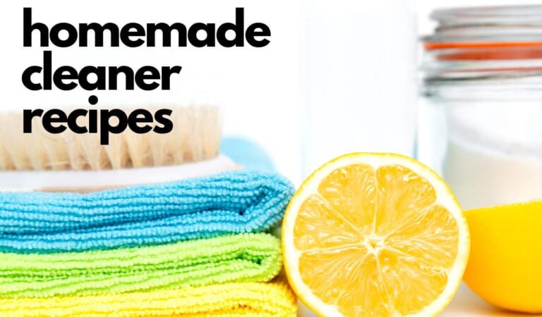 DIY Homemade Cleaners: Recipes & Ingredients