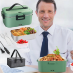 Electric 75W 1.8L Heated Lunch Box Set $21.99 After Coupon + Code (Reg. $40) + Free Shipping