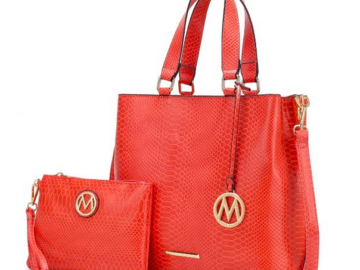 MKF Collection 2-Piece Leather Women’s Tote Bag Set only $49 shipped (Reg. $300!)