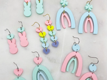Spring Pastel Earrings only $13.99 shipped!