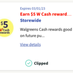 Walgreens: Make Any Purchase, Receive $5 in Cash Rewards