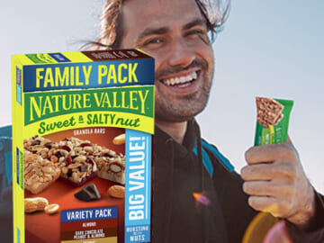 FOUR 15-Count Box Nature Valley Sweet & Salty Nut Granola Bars Variety Pack as low as $4.74 EACH Box After Coupon (Reg. $7.12) – $0.32/Bar – Almond/Dark Chocolate/Peanut + Free Shipping + Buy 4, save 5%