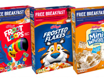 Buy Participating Kellogg’s Product, Get a $5 coupon for a Free Kellogg’s Breakfast Item!