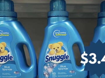 $3.49 Snuggle Fabric Softener at Kroger