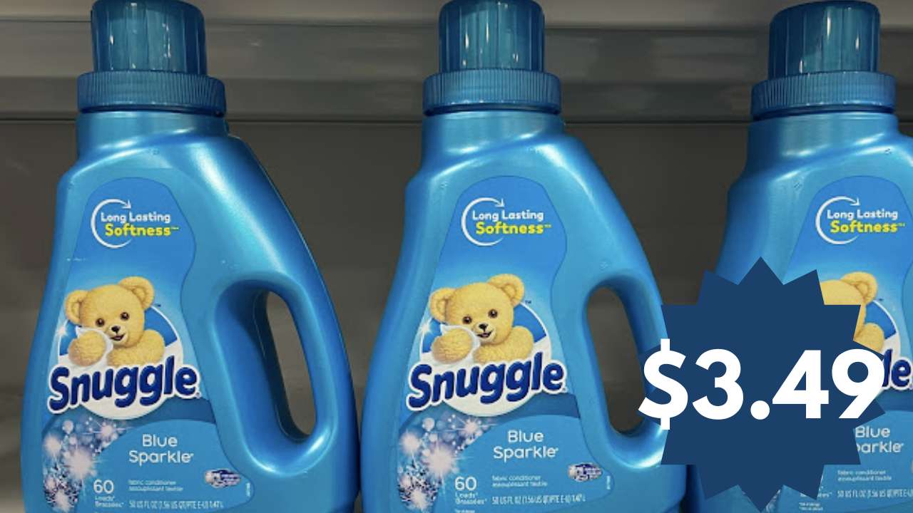 $3.49 Snuggle Fabric Softener at Kroger