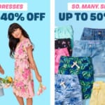 Children’s Place | 40% Off Dresses, 50% Off Shorts + Extra 20% Off!