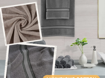 Today Only! Luxurious Cotton Bath Towels from $35.99 Shipped Free (Reg. $44.99) – FAB Ratings!