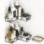 3-Pack Shower Storage Caddy $11.20 After Coupon + Code (Reg. $28) – Holds 40 Pounds of Products